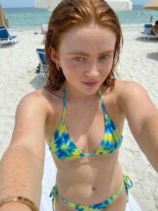 Beach Selfie Tie Dye Swimsuit Sun Drenched