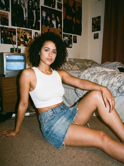 Bedroom Band Posters Vintage Tv White Tank Skirt