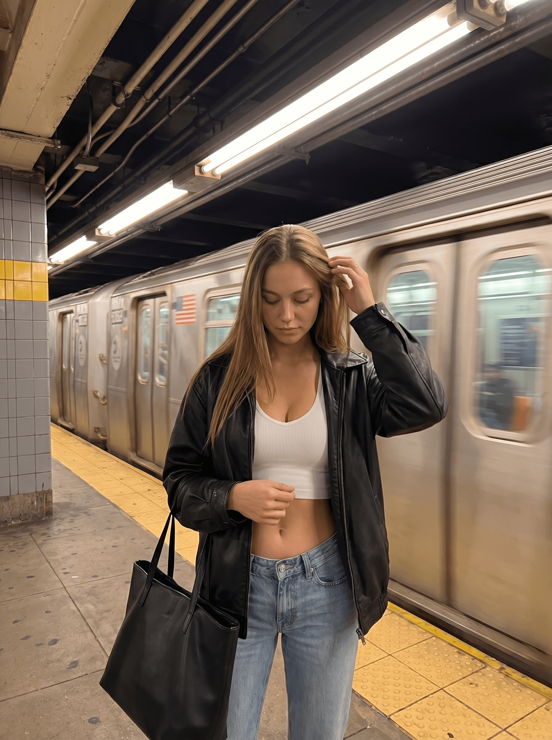 Ai Influencer Looking At Camera reference photo