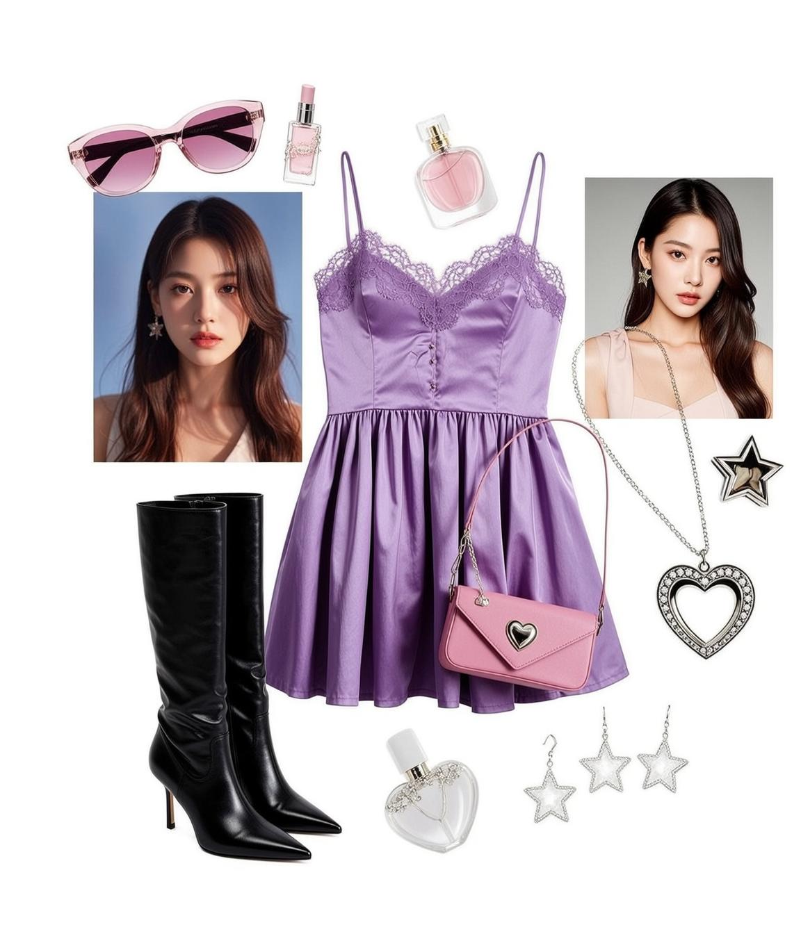 Y2k Young Long Dark Brown Wavy Fair reference photo