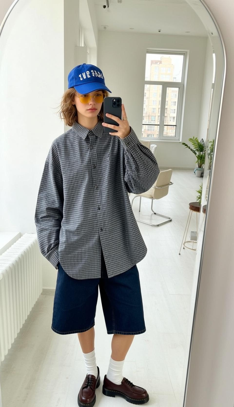 Casual Young Short Wavy Brown Fair Oversized reference photo
