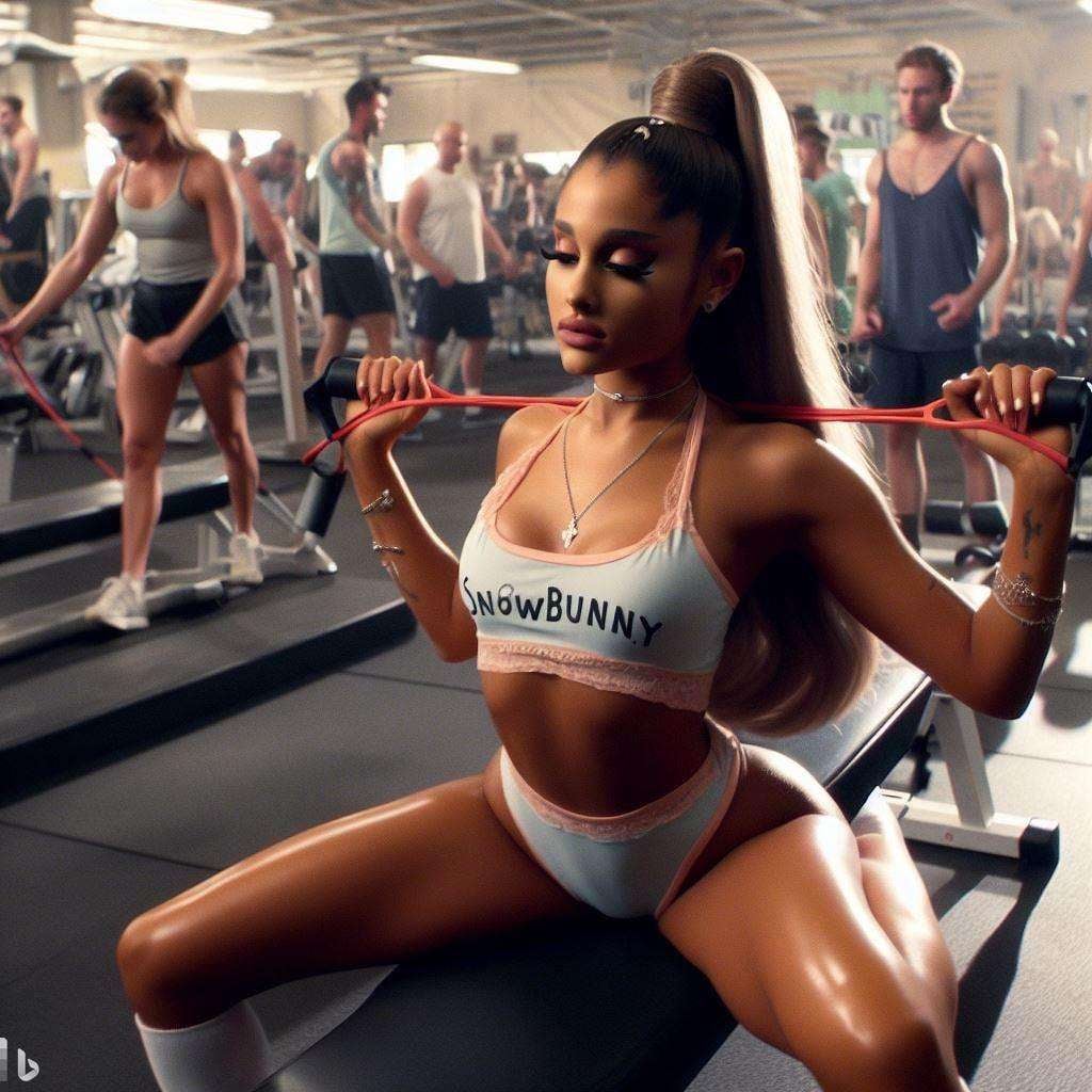 White Sports Bra Pink Trim And Text In Black reference photo