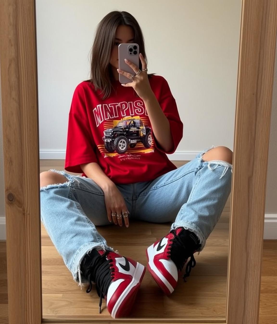 Skater Young Medium Length Brown Hair Fair reference photo