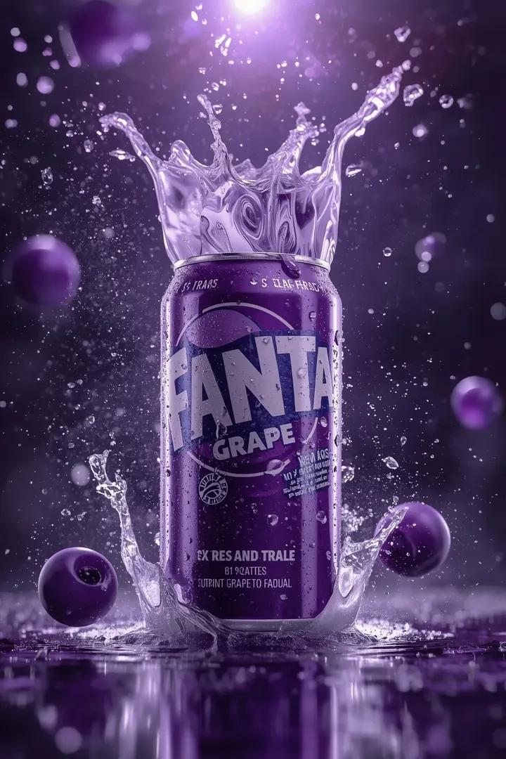 Realistic Purple Liquid Sculpture Hero Shot