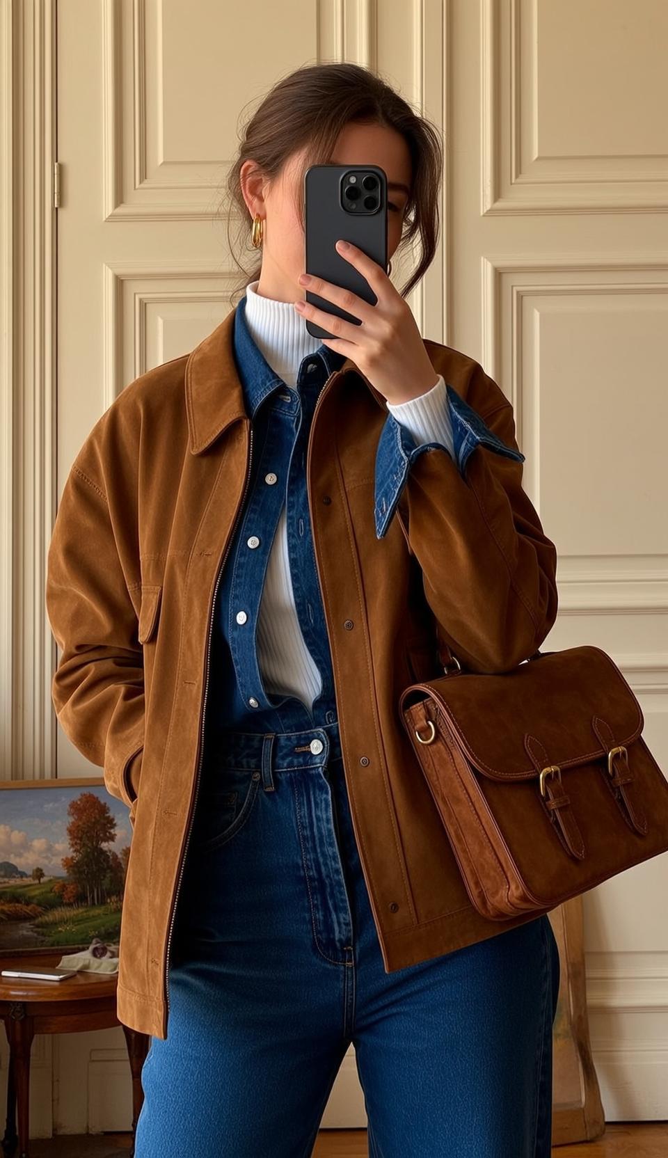 Autumn Young Dark Brown Pulled Back Fair reference photo