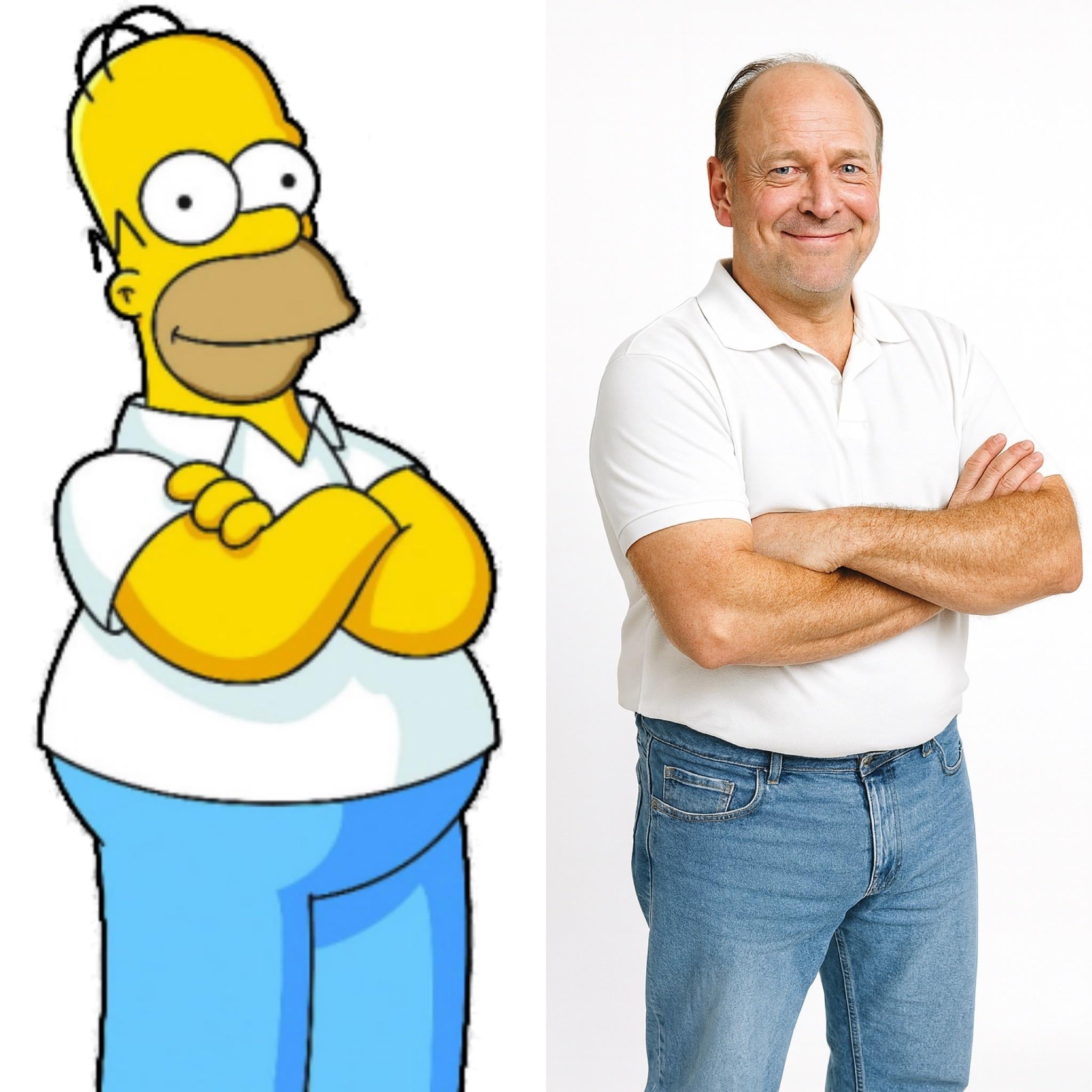 Transform Cartoon Fictional Human Version Key Traits Make reference photo