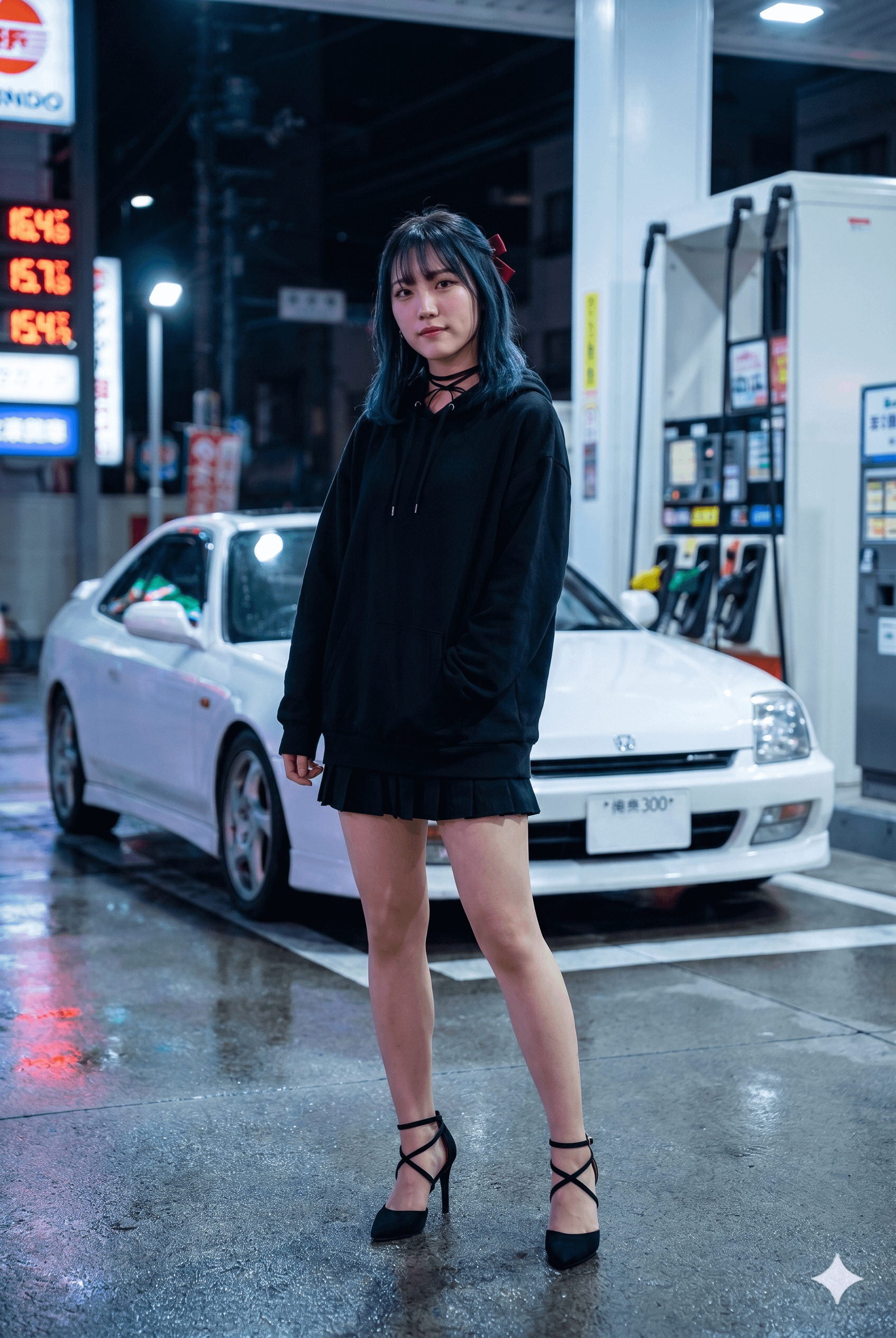 Edgy Streetwear Fashion Editorial Cinematic Shot reference photo