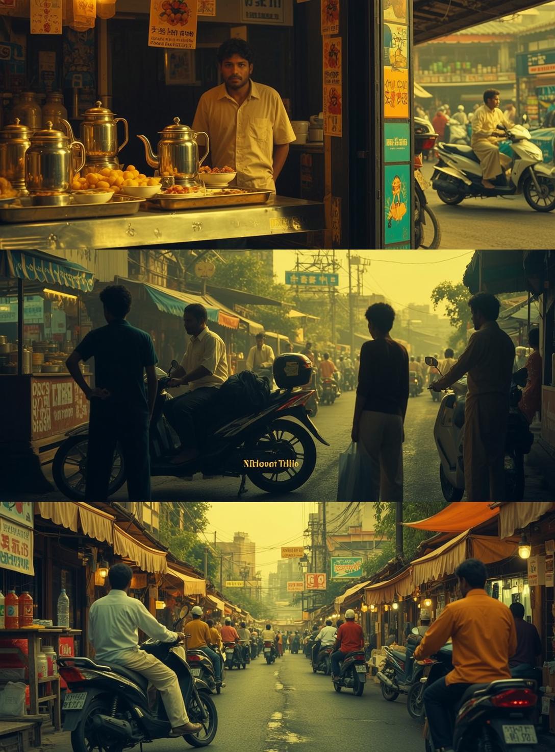 Yellow Shirt Market Stall reference photo