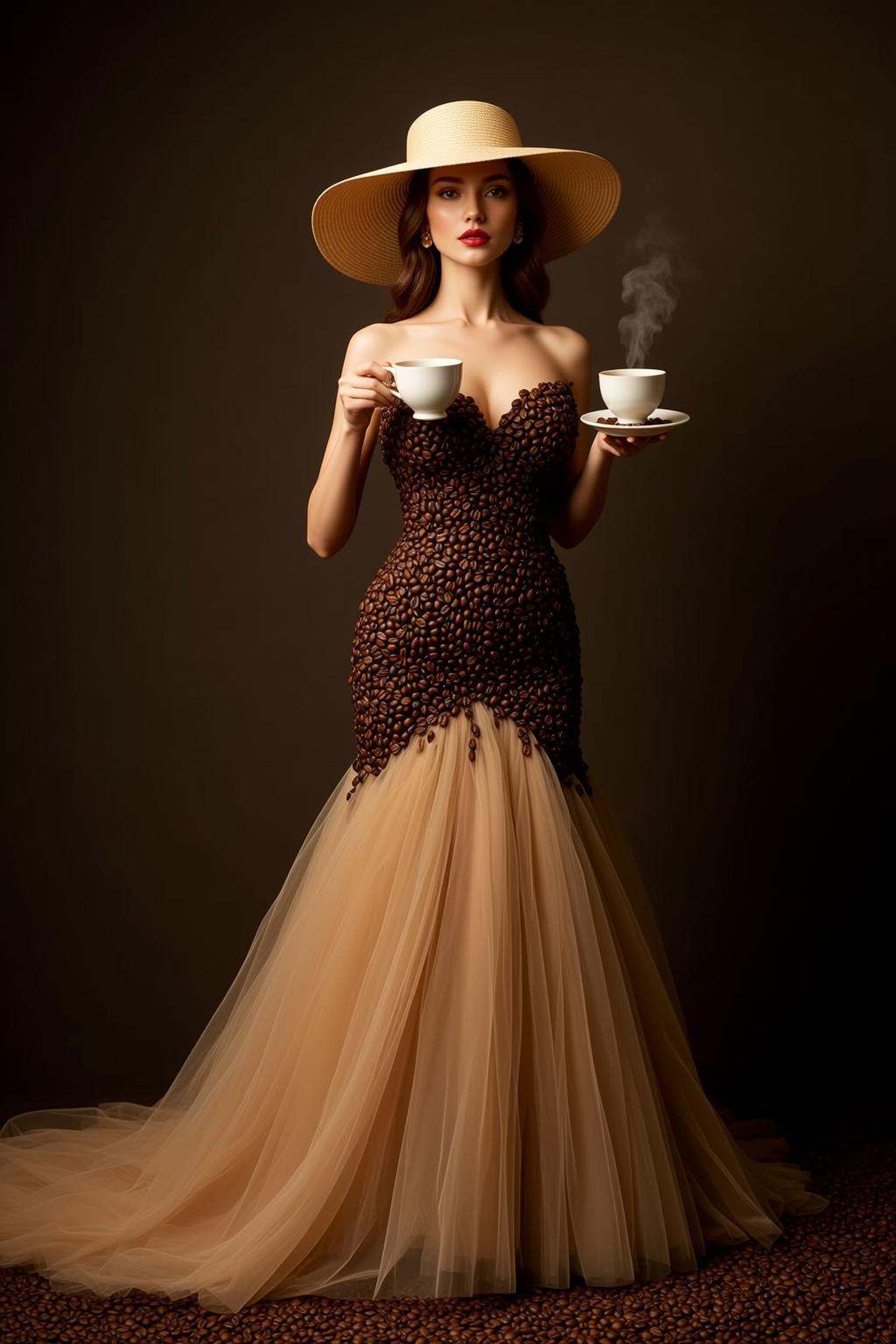 Luxury Long Wavy Dark Brown Fair Strapless reference photo