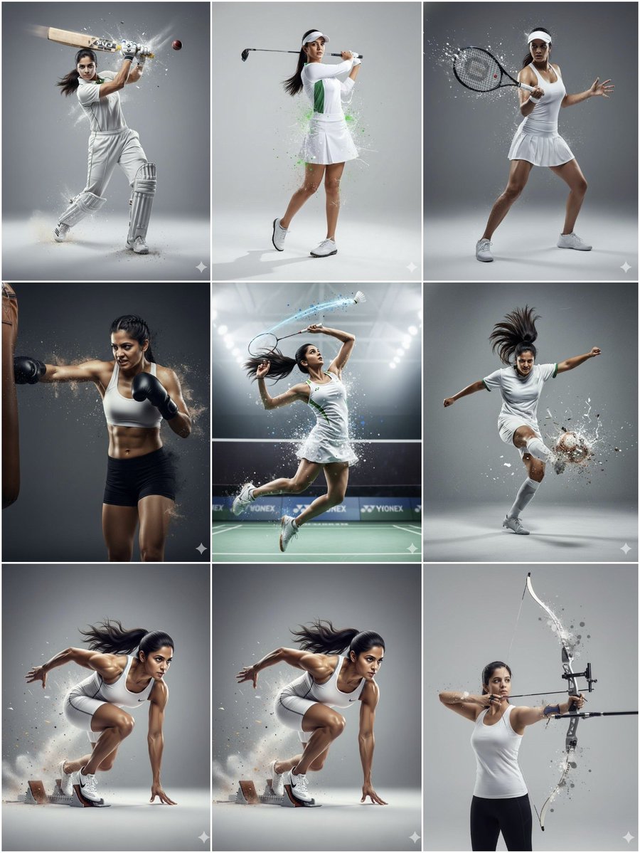 Hyper-realistic digital art of a golfer mid-swing, confident pose with dynamic energy and a clean grey backdrop.
