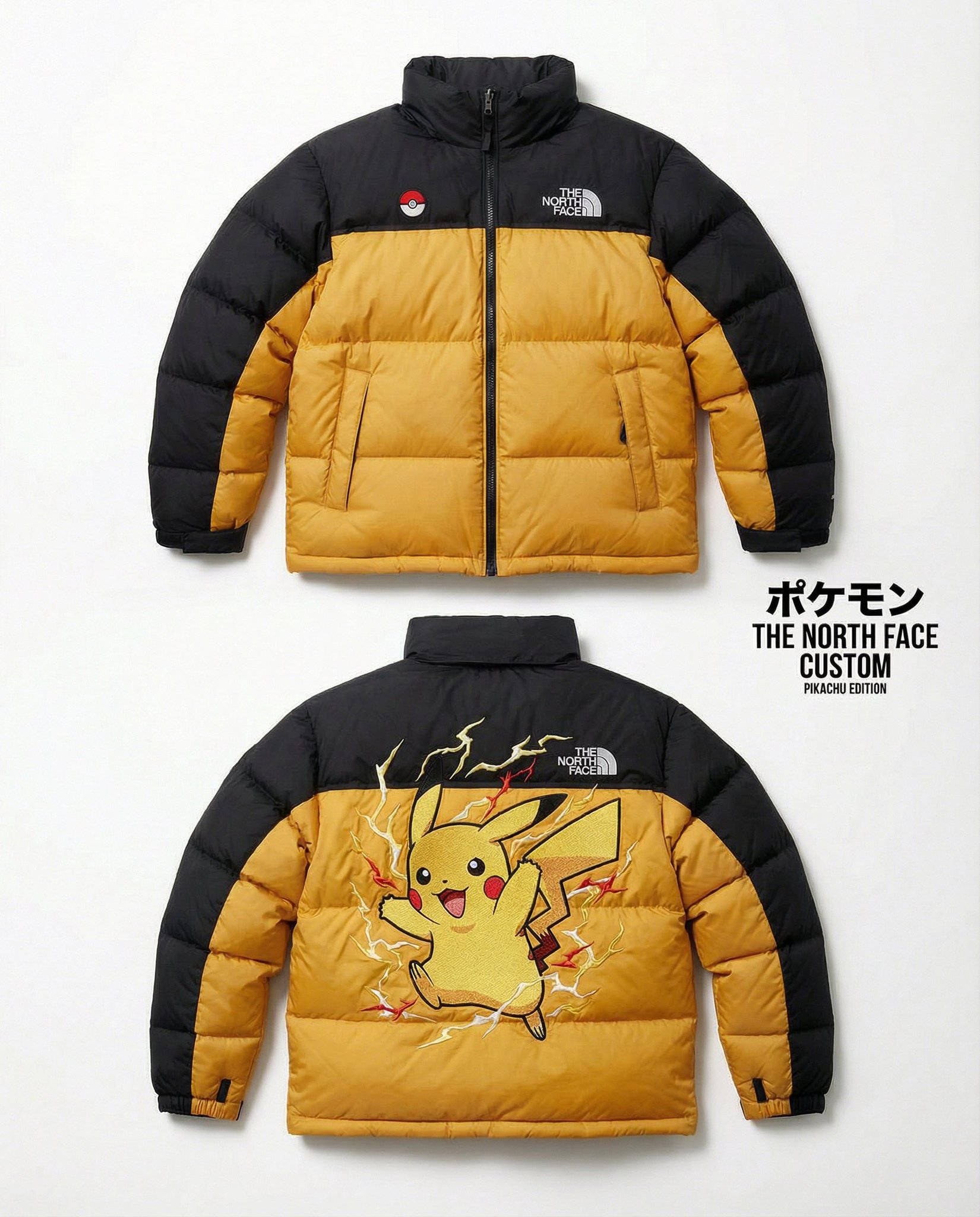 Editorial Nuptse 700 Pokemon Jacket