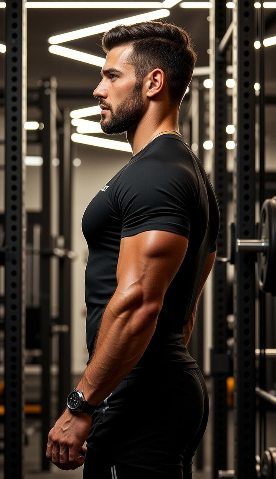 Black Tee Gym Profile reference photo