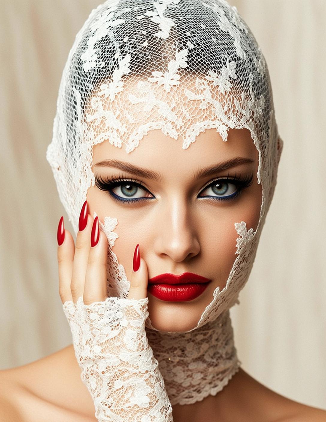 White Lace Cheek Touch reference photo