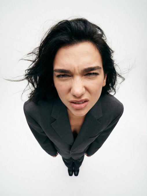 90s Suit Windblown Distorted Face Close Up