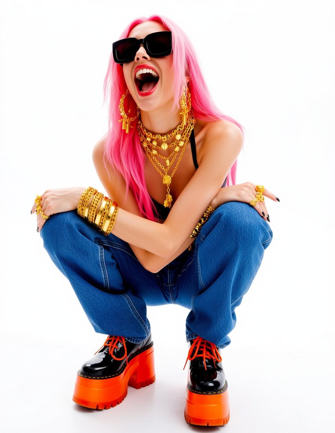 Black Tank Studio Squat Laugh reference photo