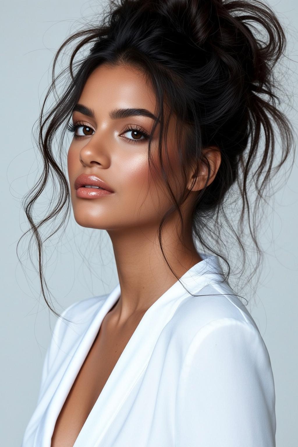 White Satin Robe Studio reference photo