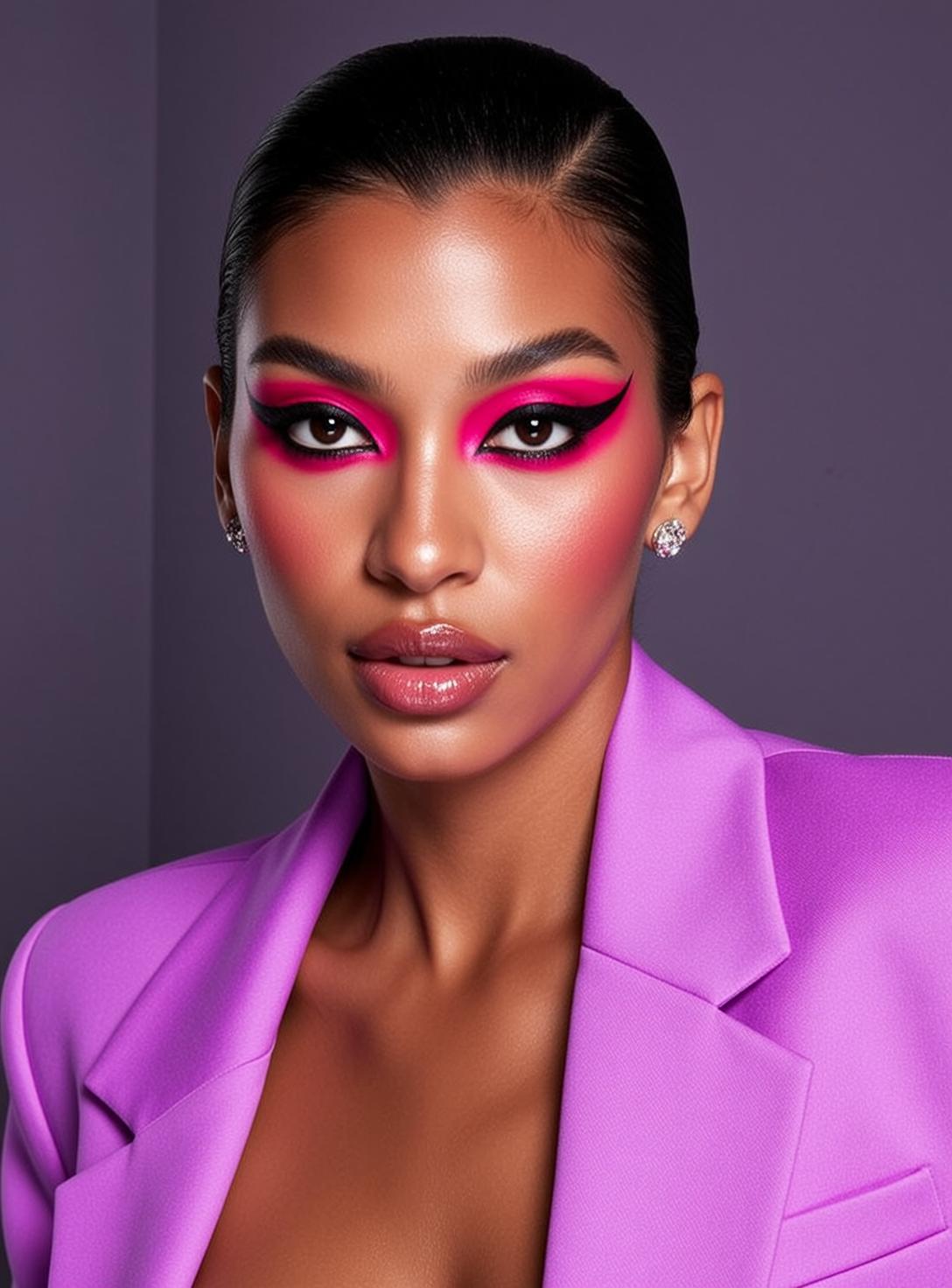 Lavender Blazer Studio Portrait reference photo