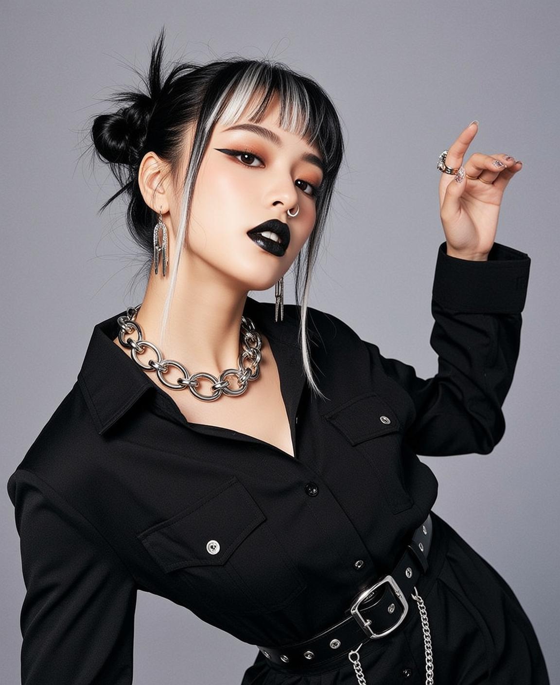 Studio Chain Portrait reference photo