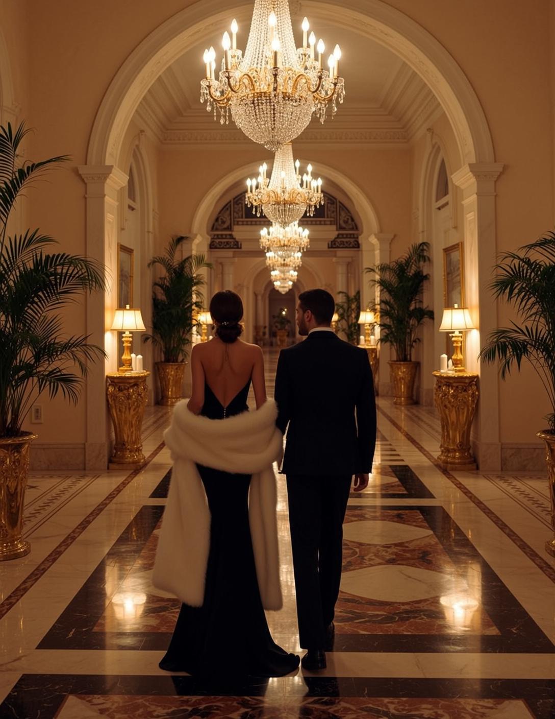 World Recreate This Scene Prompt Description Couple reference photo
