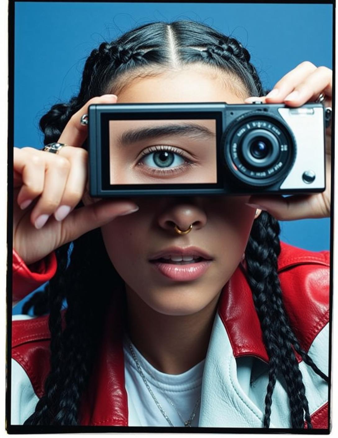 Camera Face Hidden Portrait reference photo