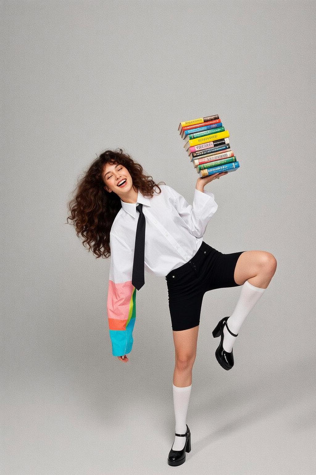 Creative Young Curly Brown Hair Fair White reference photo