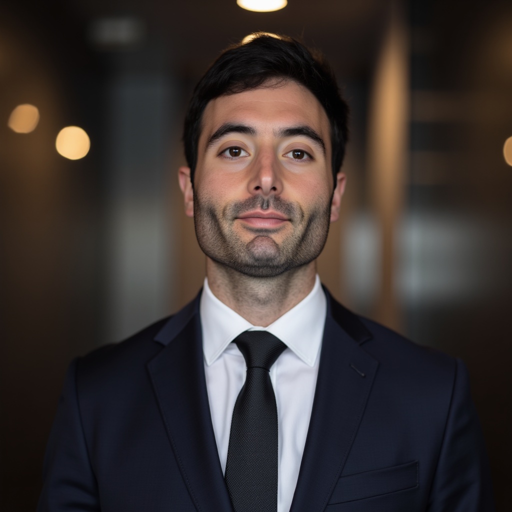 Confident Lawyer Professional Studio Portrait reference photo