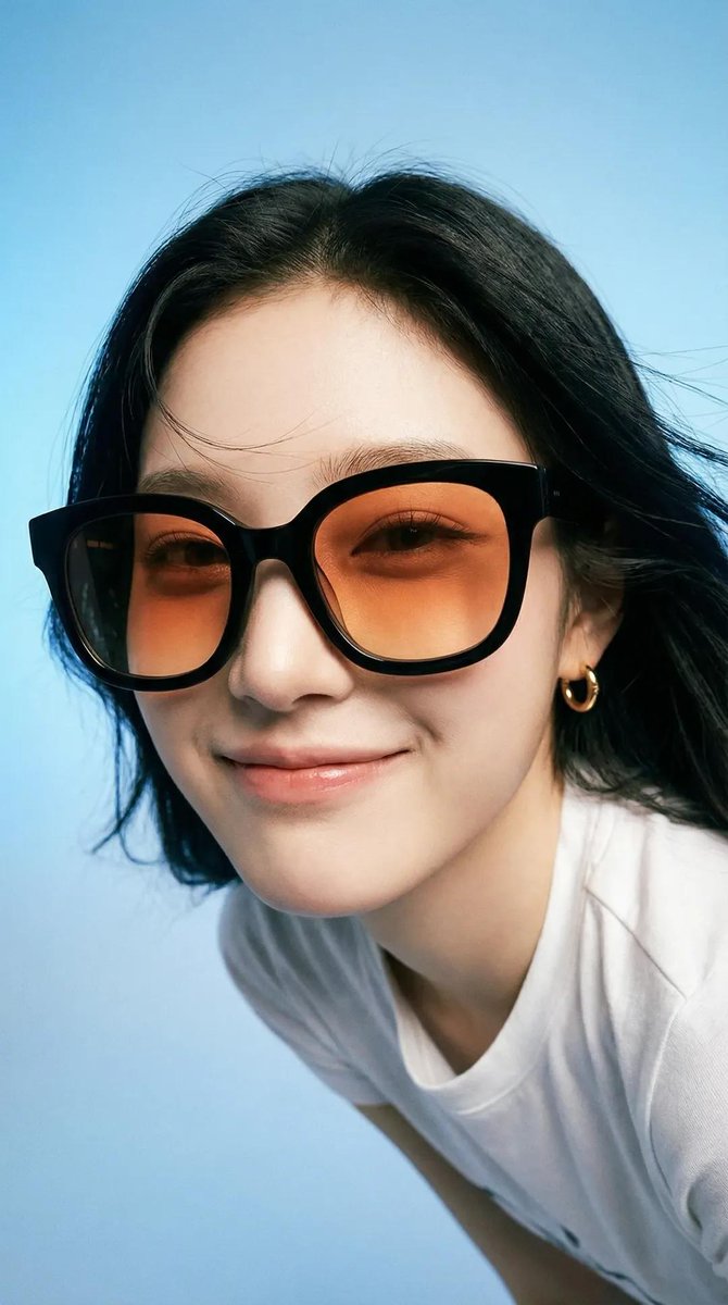 Orange Lens Sunglasses Blue Studio Soft Light