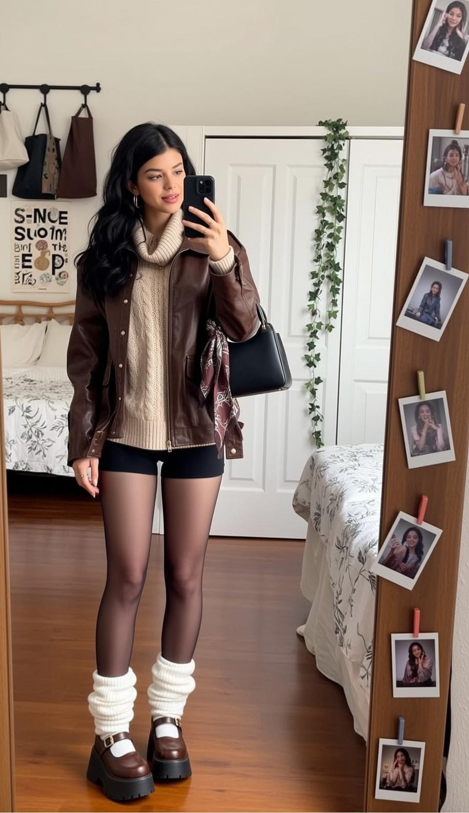 Mirror Selfie Plaid Jacket reference photo