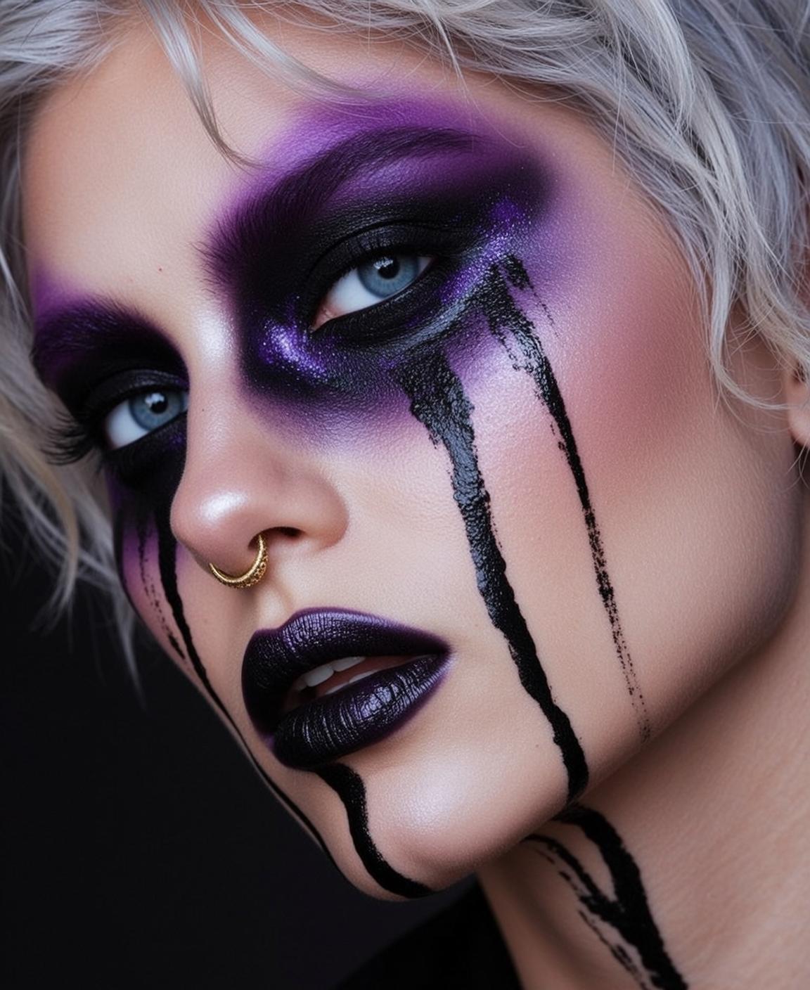 Pierced Punk Studio Portrait reference photo