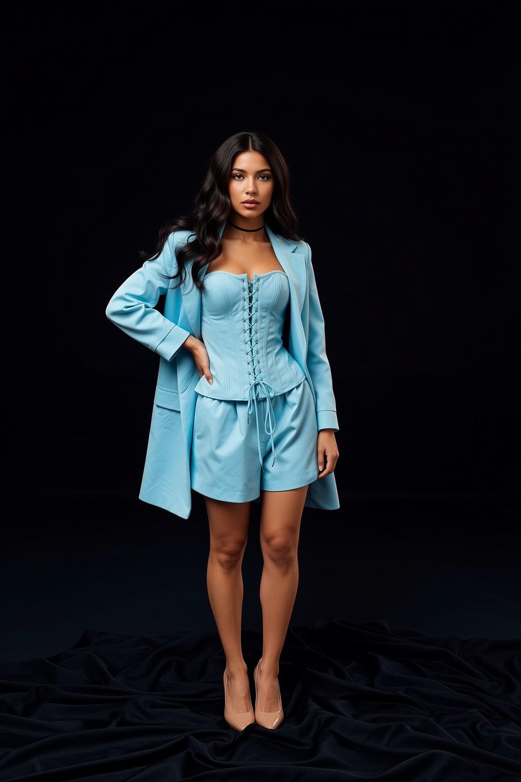 Corset Top Blazer Studio reference photo