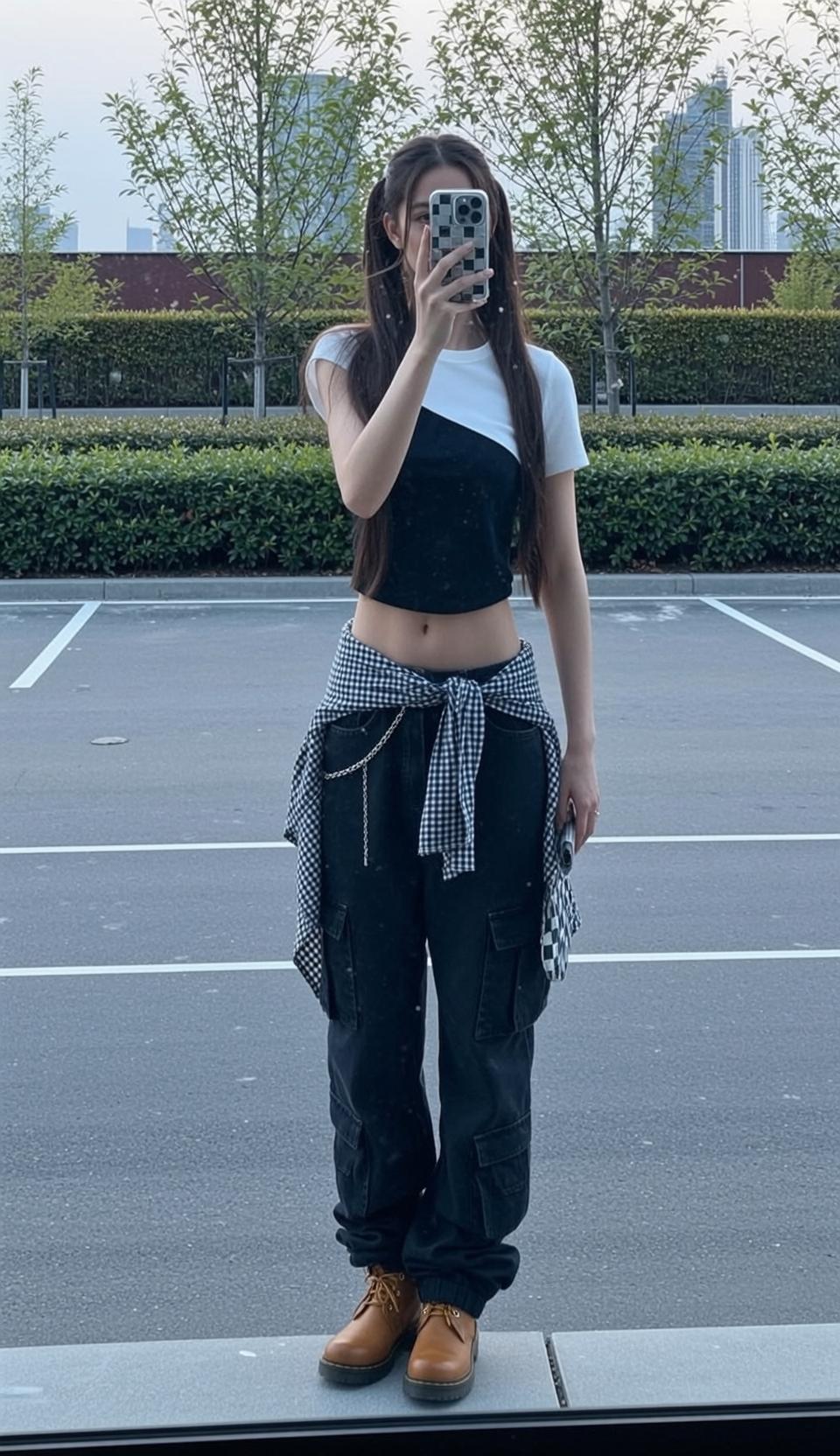 Acubi Full-body Captures Standing Parking Lot Holding