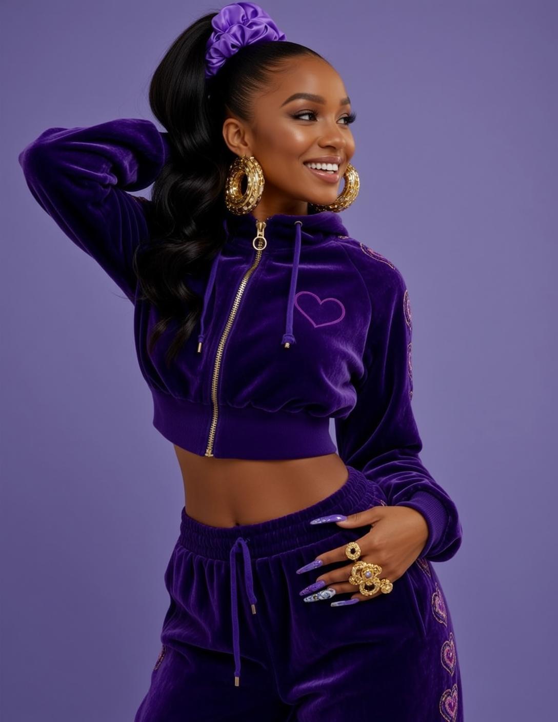 Purple Velour Studio Set reference photo