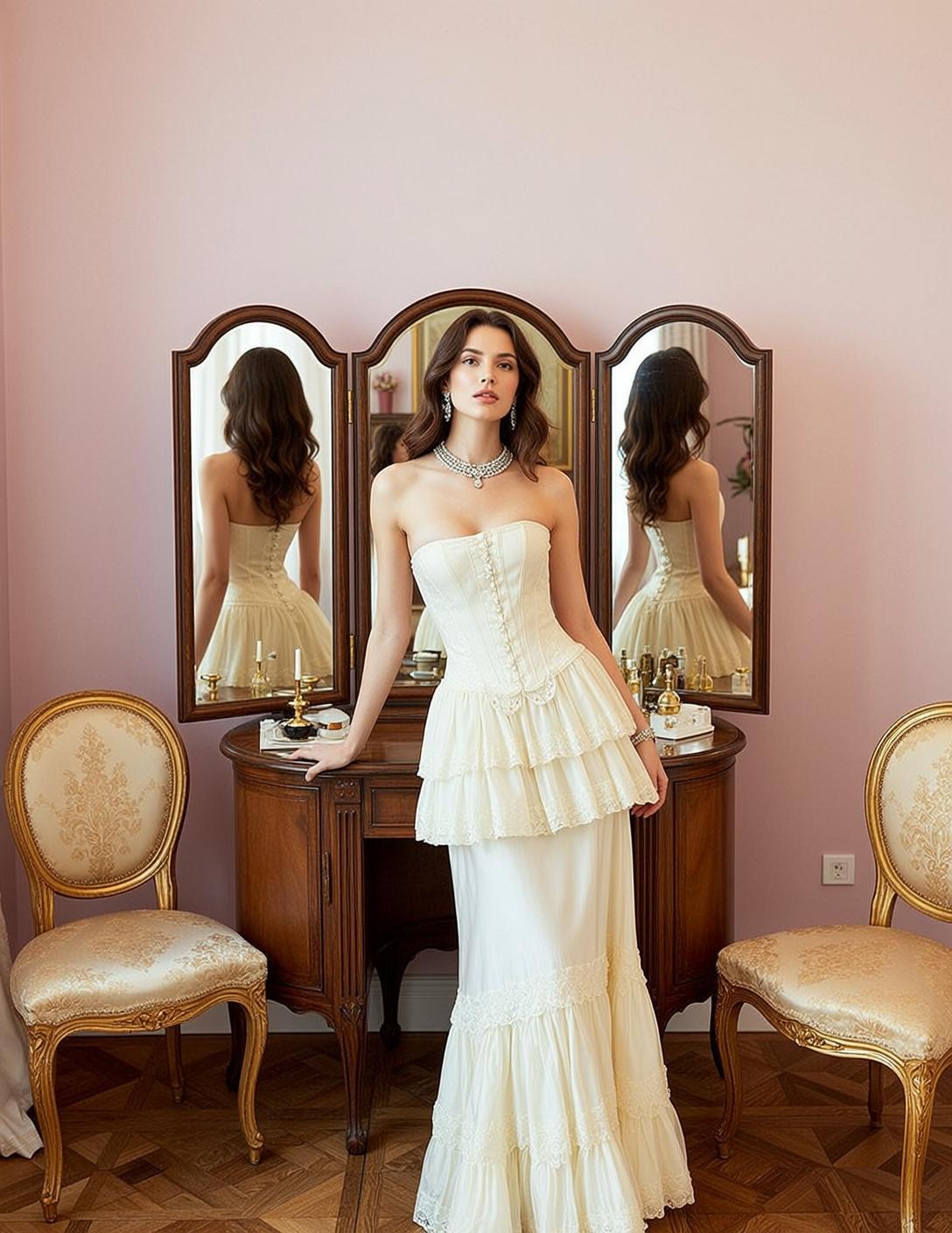 Ivory Corset Dressing Room reference photo