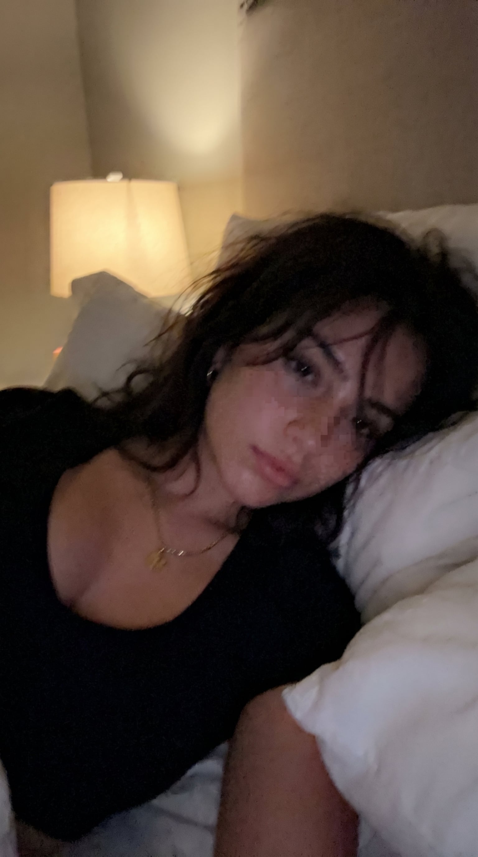 Bed Soft Lighting Gold Necklace