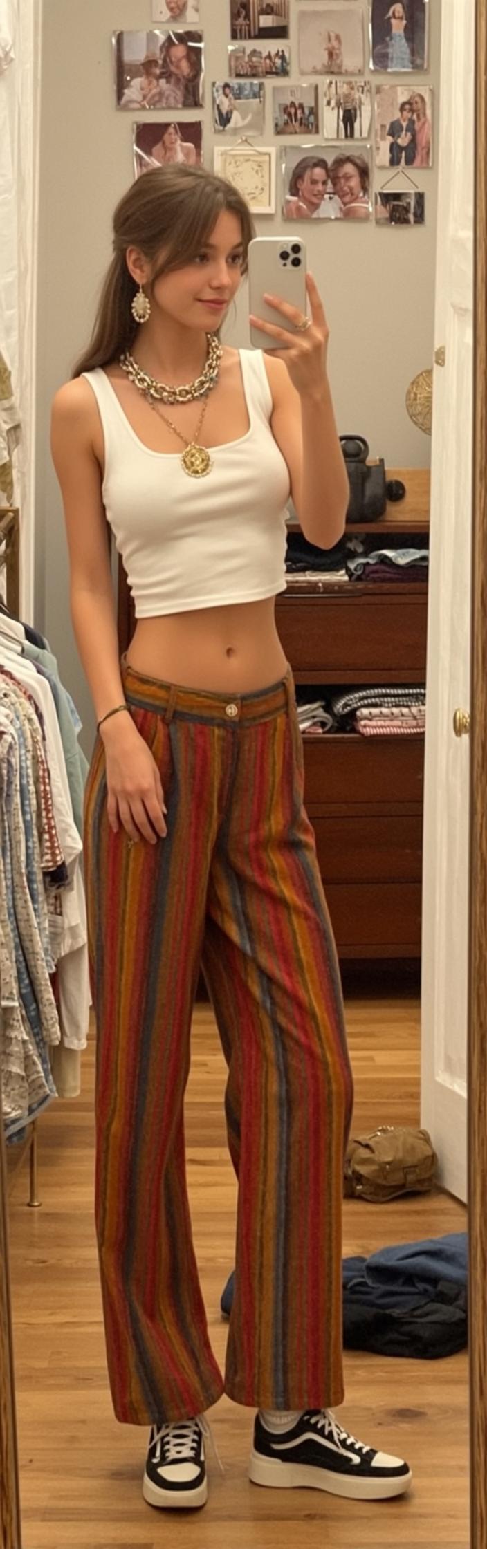 Indie Young Brown Pulled Back Bangs Fair reference photo