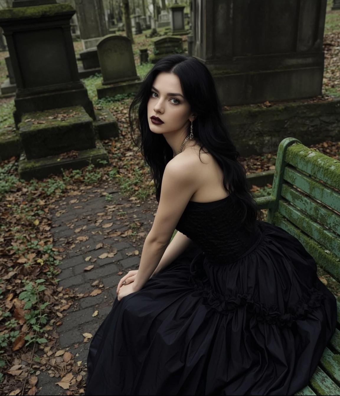 Bench Corset Portrait reference photo
