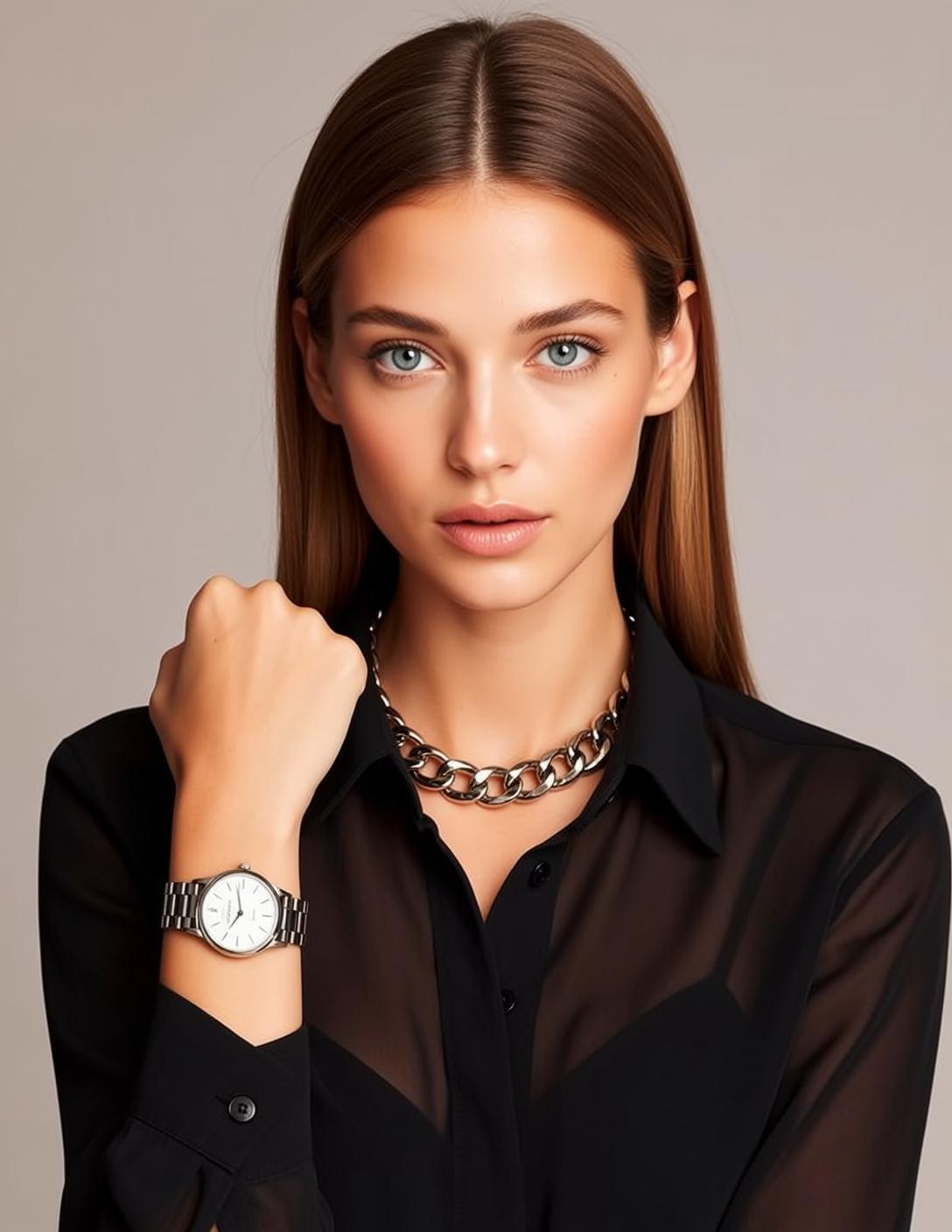 Luxury Young Long Straight Brown Fair Sheer reference photo