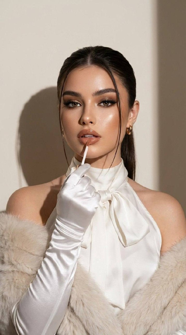 Realistic 8k Fashion Portrait Girl Studio