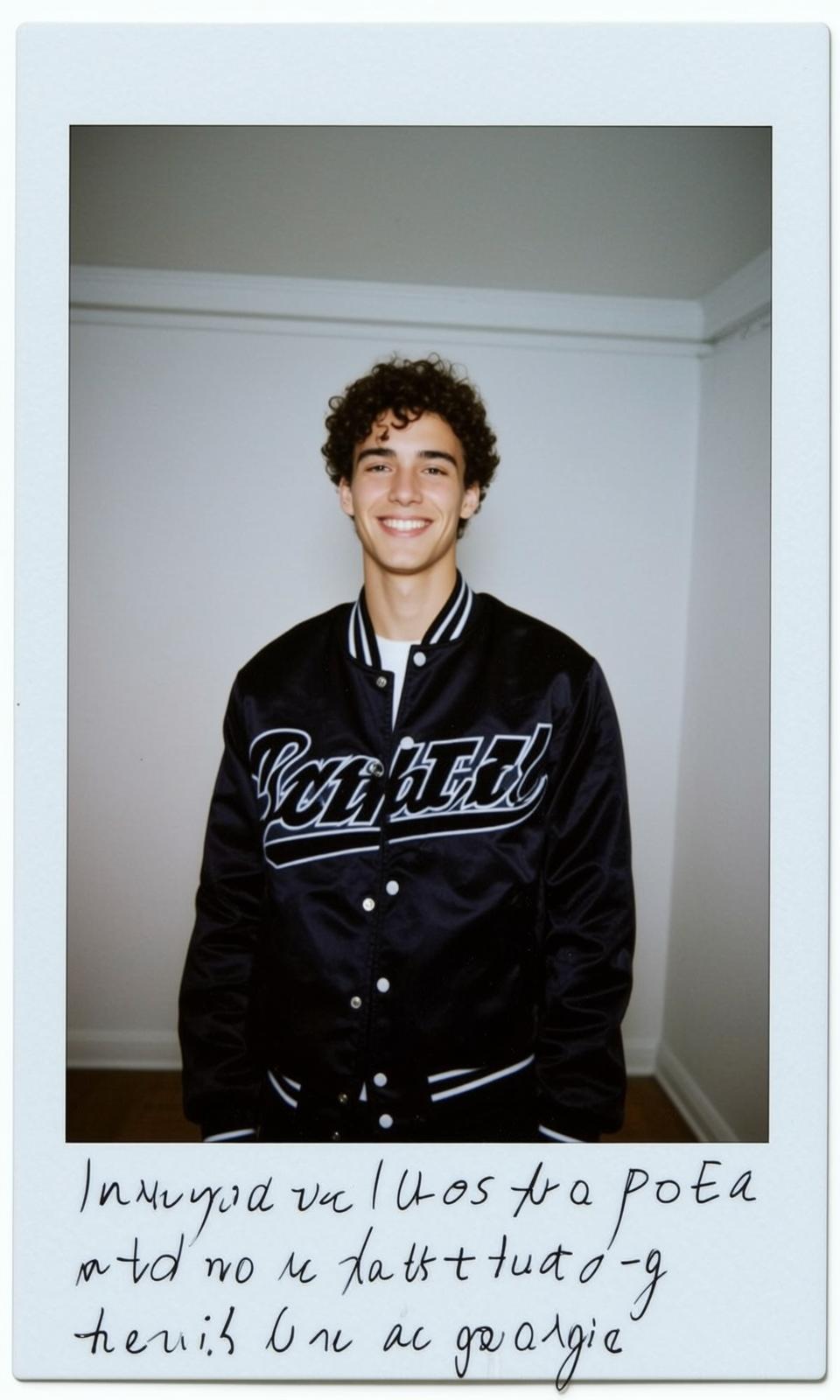 Satin Bomber Casual Smile reference photo