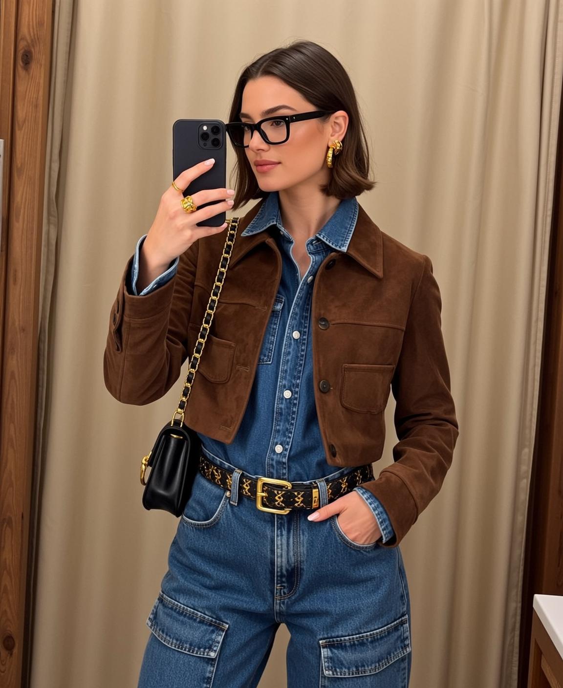 Autumn Young Short Brown Bob Fair Blue reference photo