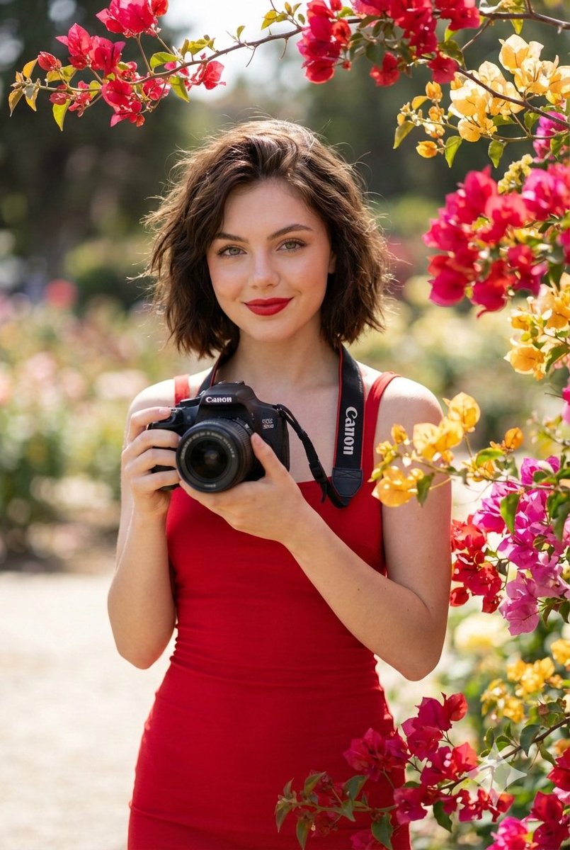 Red Dress Canon Camera Outdoor Cinematic