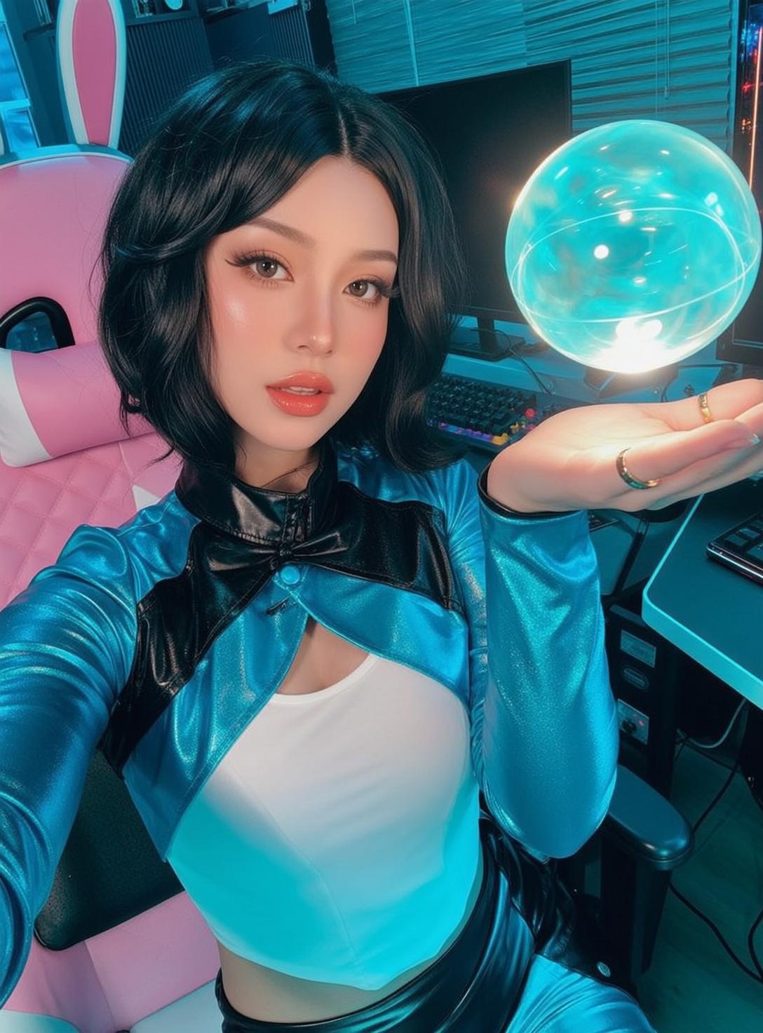 Blue Orb Gaming Chair reference photo