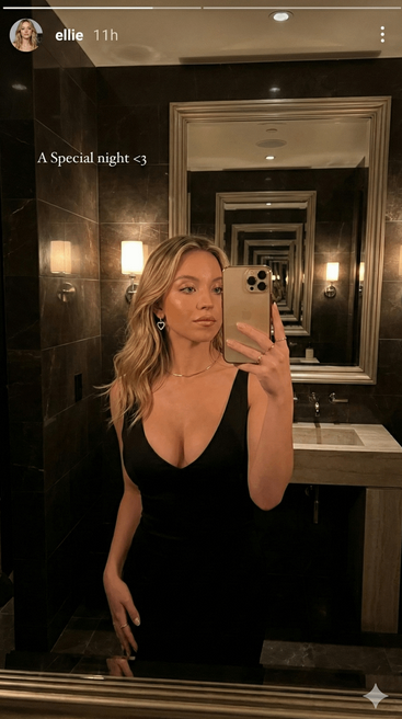 Elegant Night Out Mirror Selfie Realistic