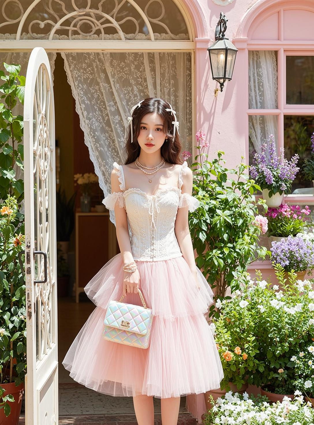 Pink Tulle Skirt Pink House reference photo