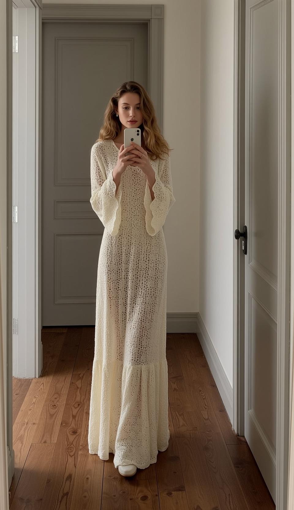 Crochet Top Skirt Portrait