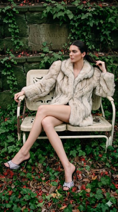 Beige Shearling Coat Rustic Garden Bench