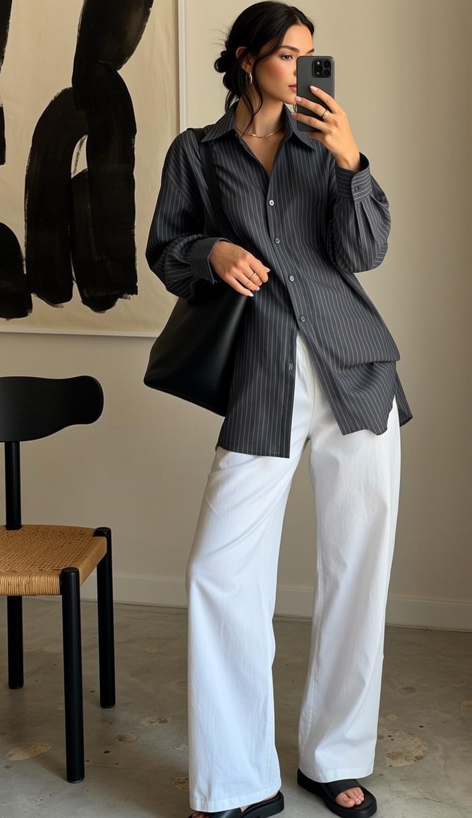 Casual Young Dark Brown Pulled Back Bun reference photo