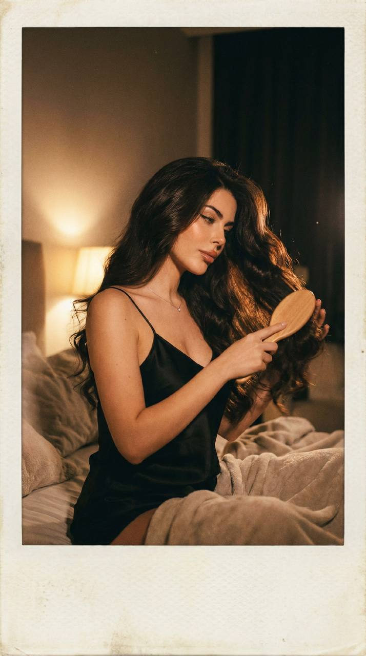Evening Silk Top Bed Hair Comb
