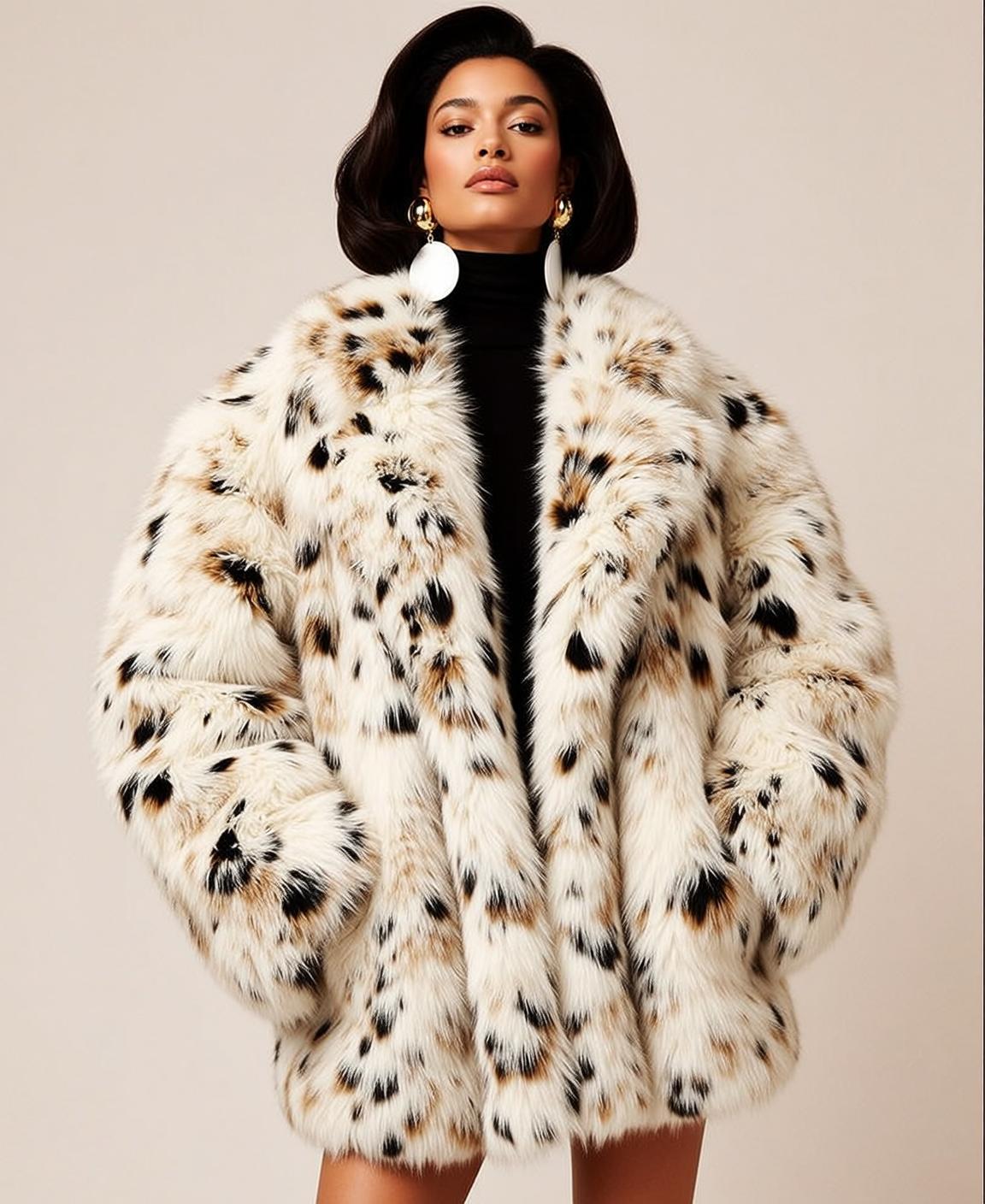 Fashion Week Dark Brown Voluminous Styled Waves reference photo