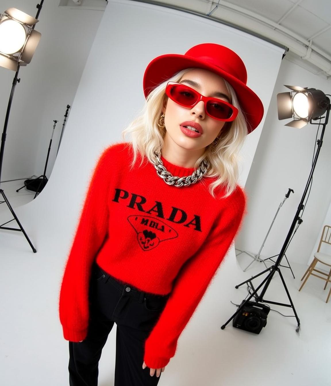 Fisheye Young Blonde Wavy Fair Red Fuzzy